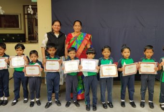 Clay moulding and singing competition (Jr.K.G)